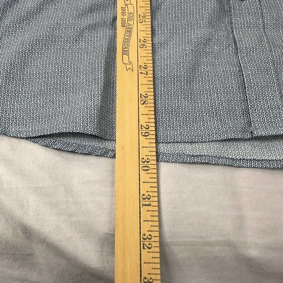 Killtec Shirt Men’s XL Blue Print Button Up Short Sleeve Outdoor - Picture 5 of 10